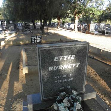 BURNETT Ettie 1911-2003