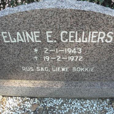 CELLIERS Elaine E. 1943-1972