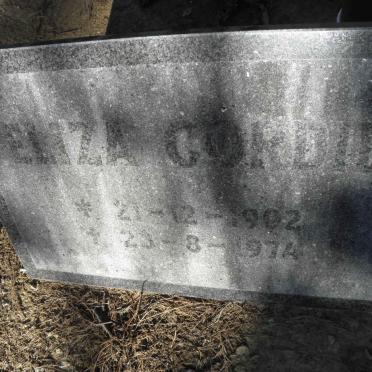 CORDIE Eliza 1902-1974