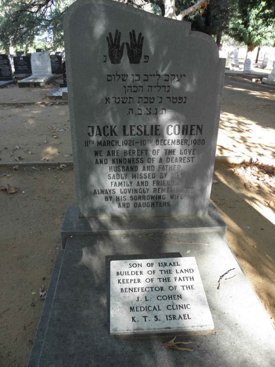 COHEN Jack Leslie 1921-1980