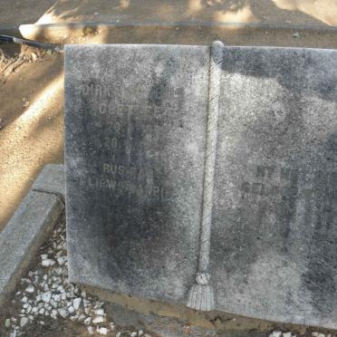 COETZEE Dirk Jacobus 1877-1926