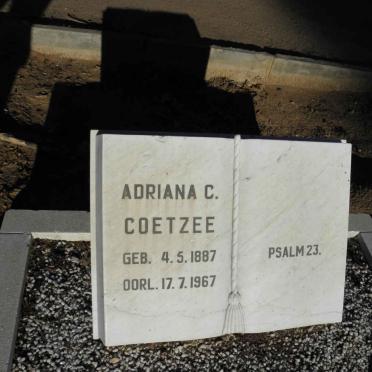 COETZEE Adriana C. 1887-1967