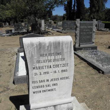 COETZEE Marietha 1951-1965