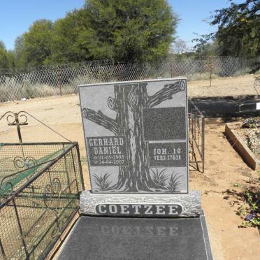 COETZEE Gerhard Daniel 1935-2007