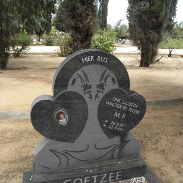 COETZEE M.P. 1975-1989