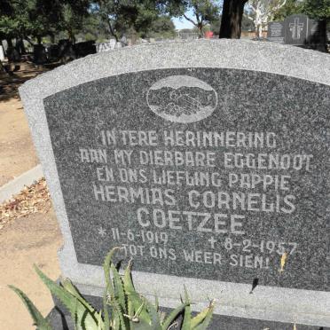 COETZEE Hermias Cornelis 1919-1957