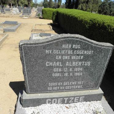 COETZEE Charl Albertus 1894-1964