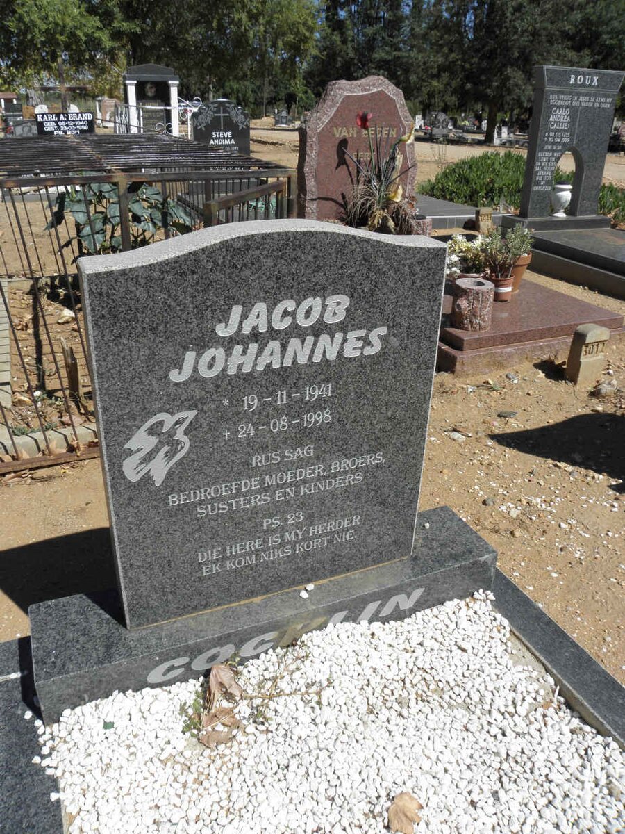COCKLIN Jacob Johannes 1941-1998