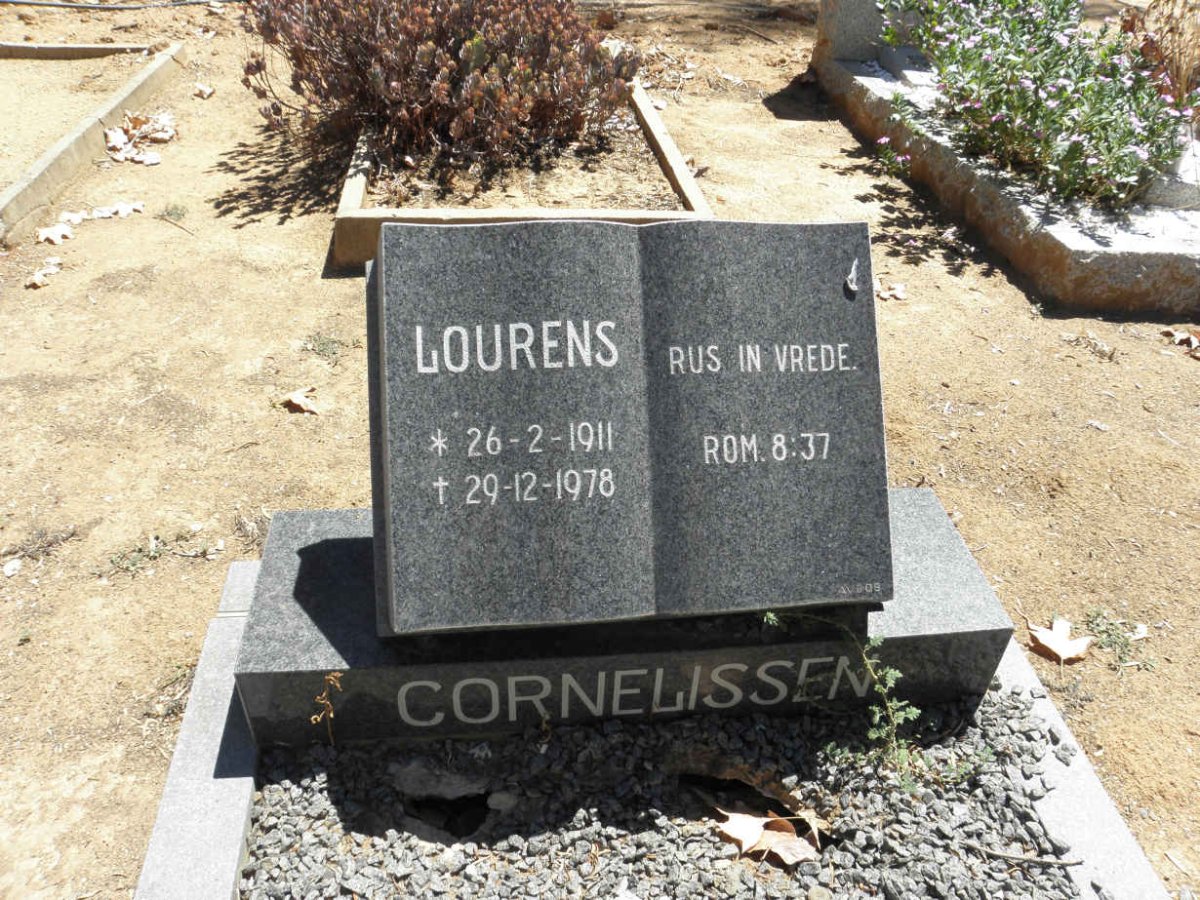 CORNELISSEN Lourens 1911-1978