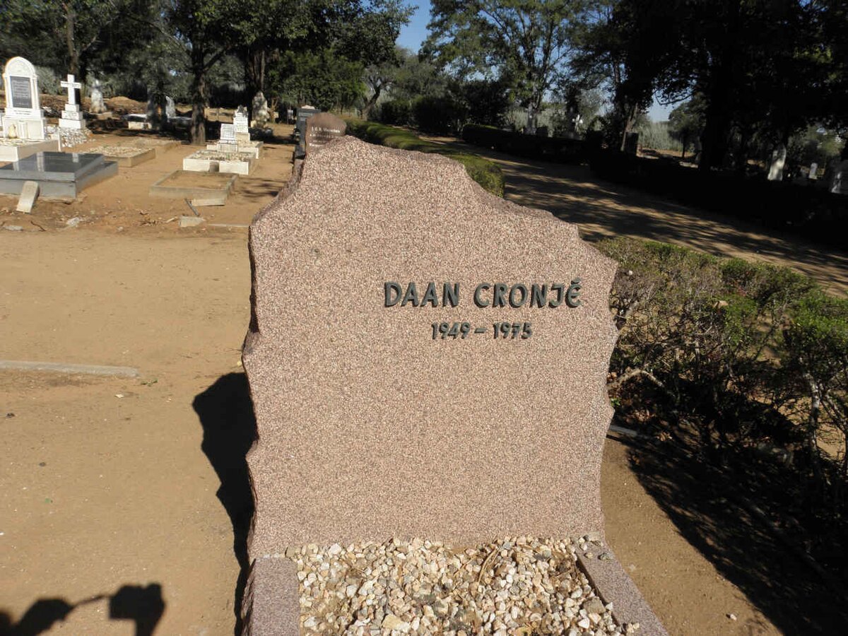 CRONJE Daan 1949-1975