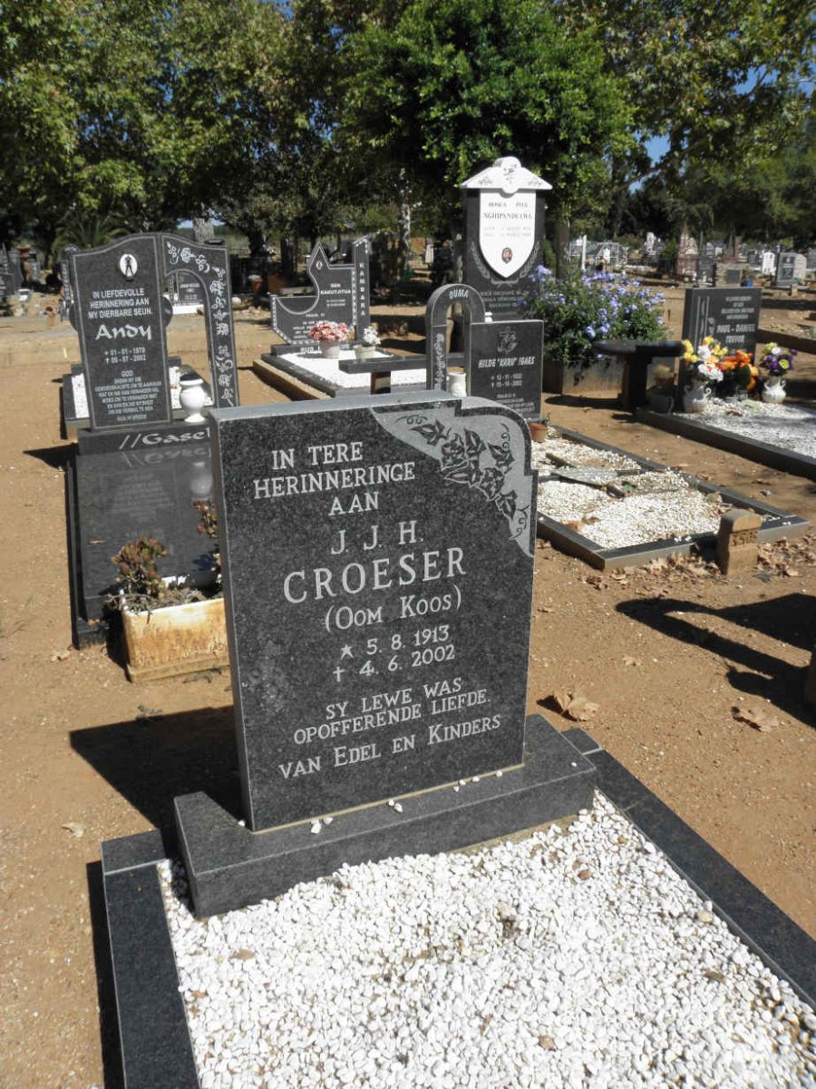 CROESER J.J.H. 1913-2002