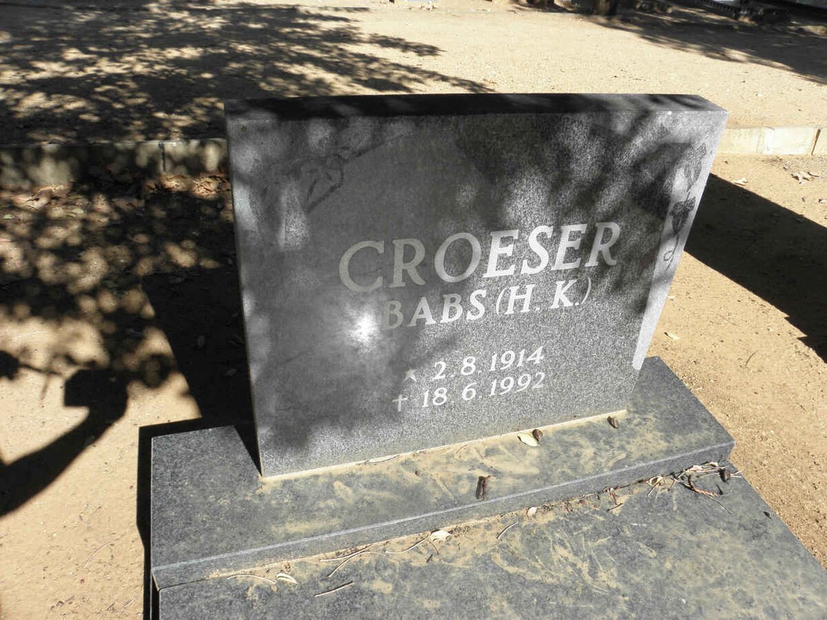 CROESER H.K. 1914-1992