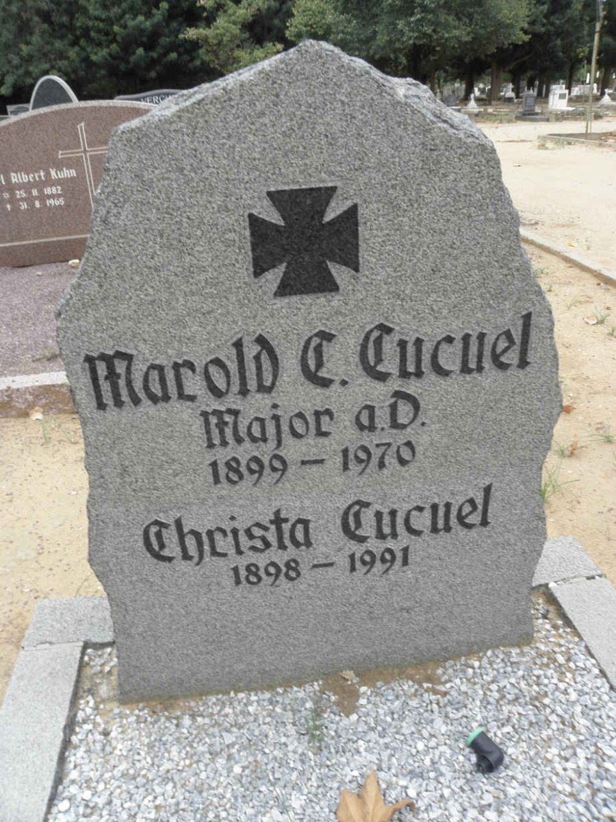 CUCUEL Marold C. 1899-1970 &amp; Christa 1898-1991