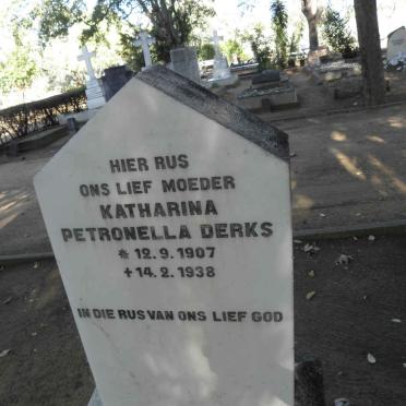 DERKS Katharina Petronella 1907-1938