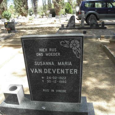 DEVENTER Susanna Maria, van 1922-1980