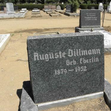 DILLMANN Auguste nee EBERLIN 1879-1952