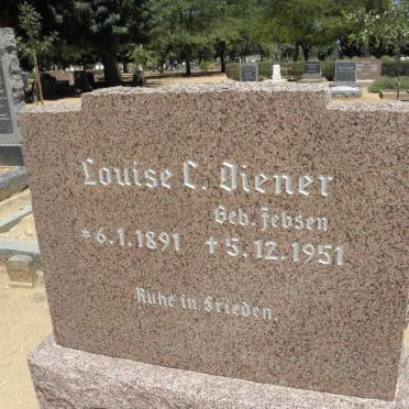 DIENER Louise L. nee JEBSEN 1891-1951