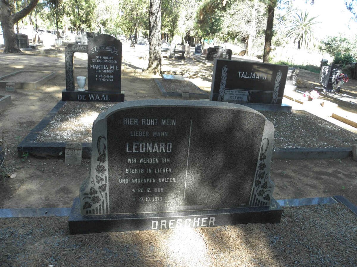 DRESCHER Leonard 1905-1973