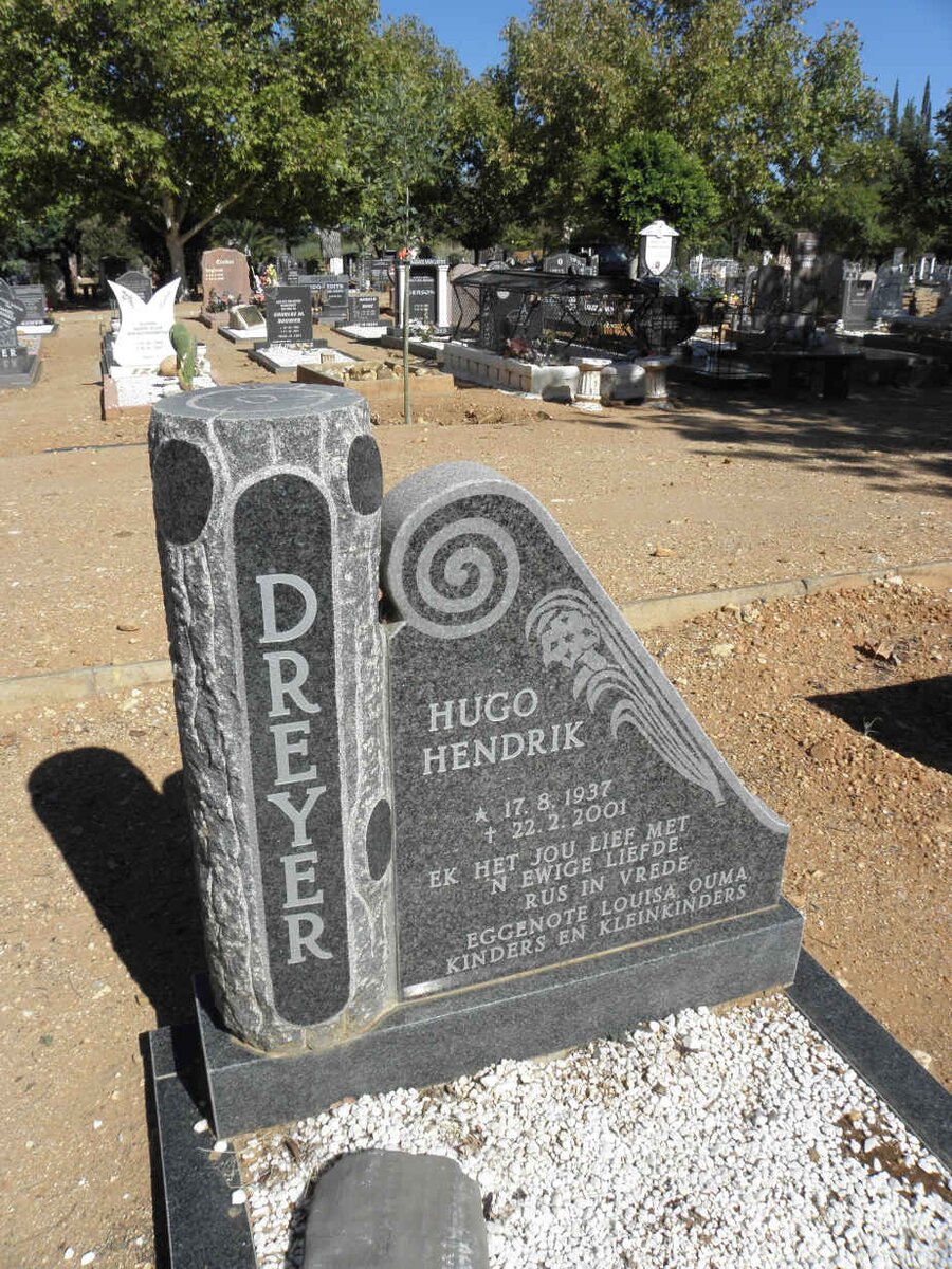 DREYER Hugo Hendrik 1937-2001