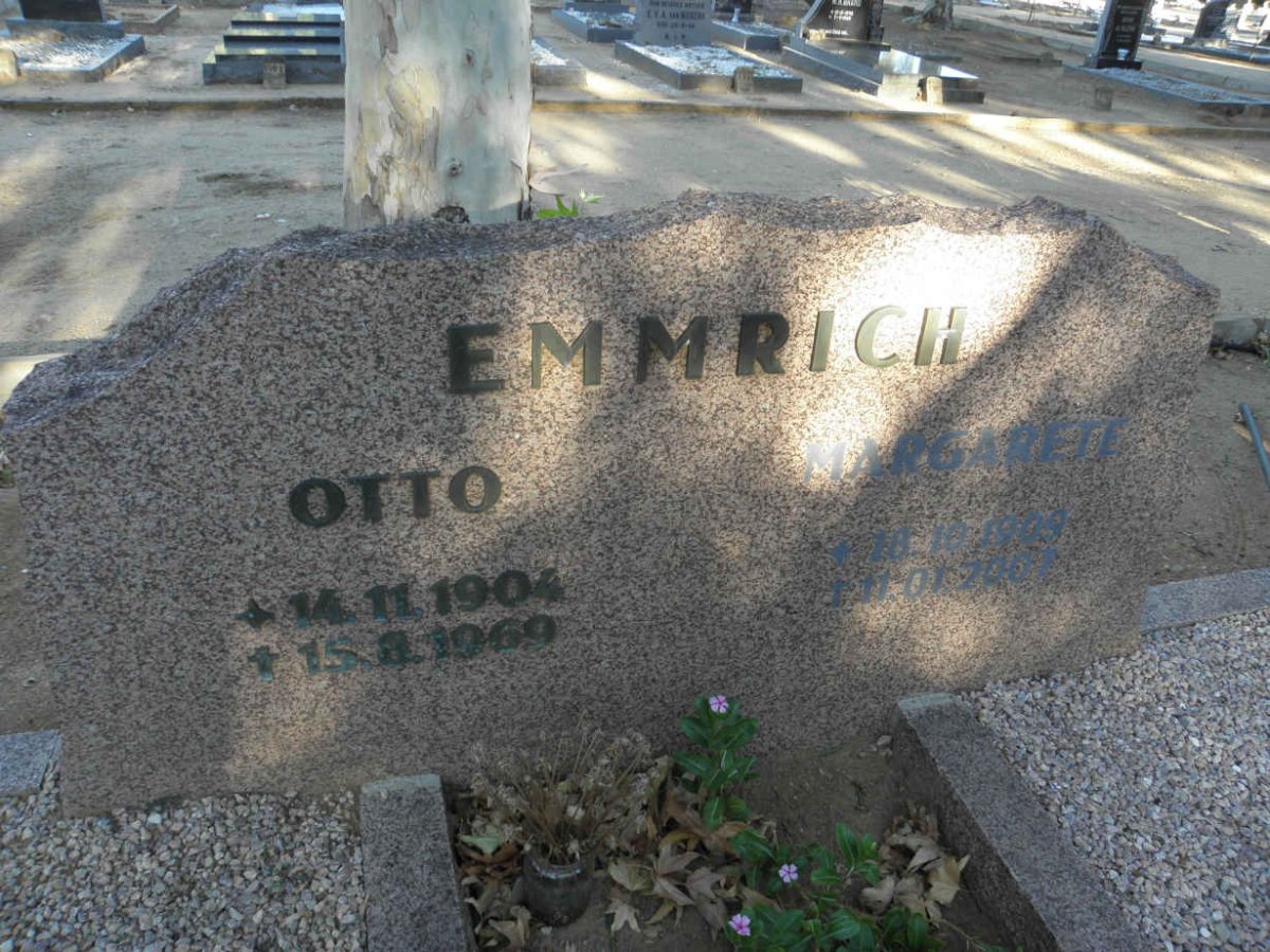 EMMRICH Otto 1904-1969 &amp; Margarete 1909-2007