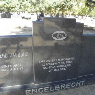 ENGELBRECHT Barend Jacobus 1909-1967