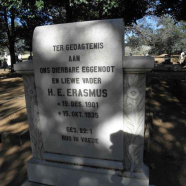 ERASMUS H.E. 1901-1935