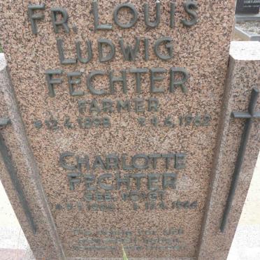 FECHTER Louis Ludwig 1898-1962 &amp; Charlotte VOIGT 1906-1966