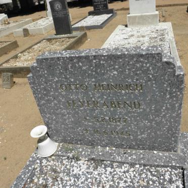 FEYERABEND Otto Heinrich 1877-1945