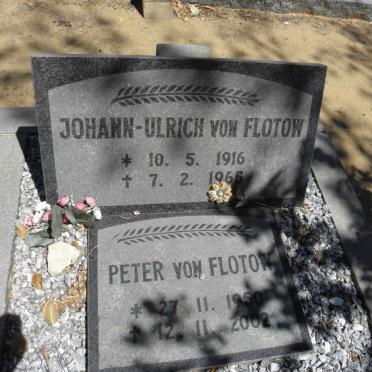 FLOTOW Johann-Ulrich, von 1916-1965 :: FLOTOW Peter, von 1950-2002
