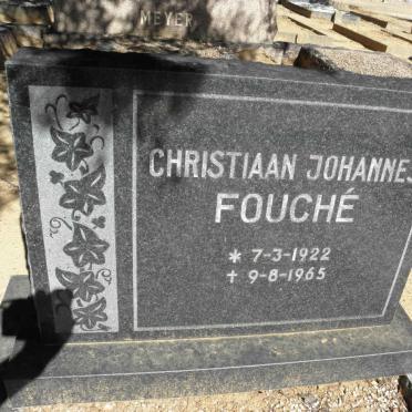 FOUCHÈ Christiaan Johannes 1922-1965
