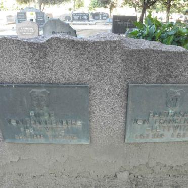 FRANKENBERG Balthasar, von 1886-1966 &amp; Hilde VON FRANKENBERG-LÜTTWITZ 1898-1974