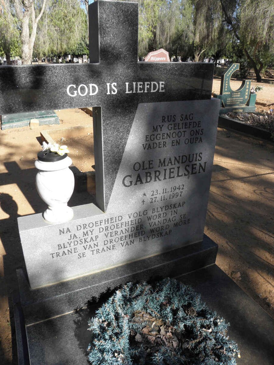 GABRIELSEN Ole Manduis 1942-1997