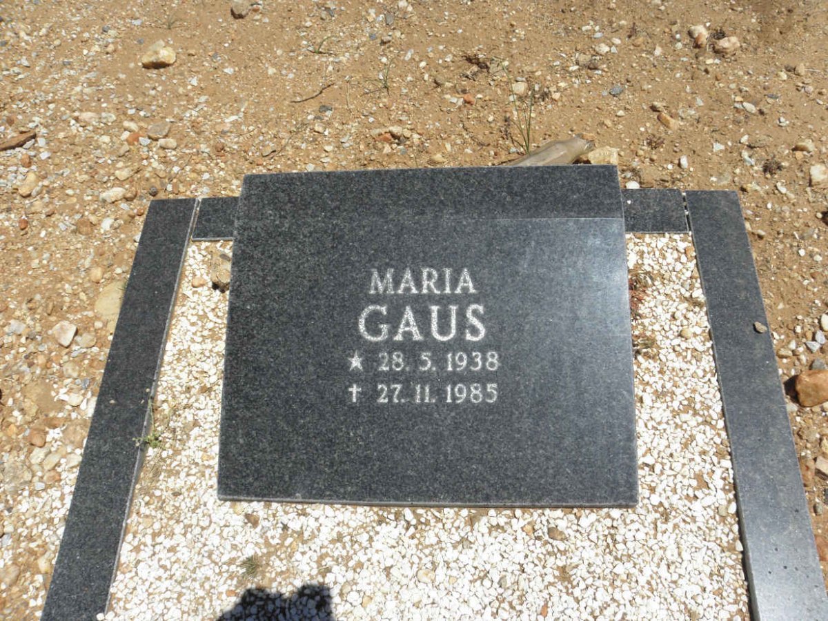 GAUS Maria 1938-1985