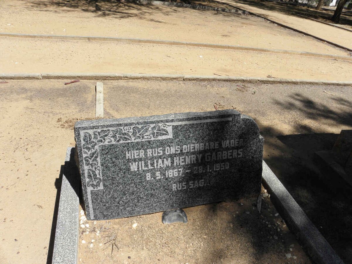 GARBERS William Henry 1867-1950