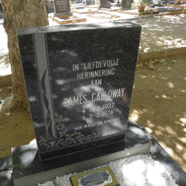 GALLOWAY James 1922-1976 ::  GALLOWAY James 1948-2000