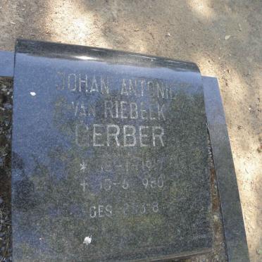 GERBER Johan Antonie Van Riebeek 1917-1980
