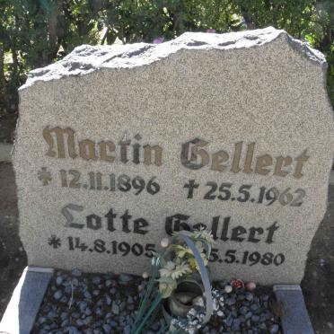 GELLERT Martin 1896-1962 &amp; Lotte 1905-1980