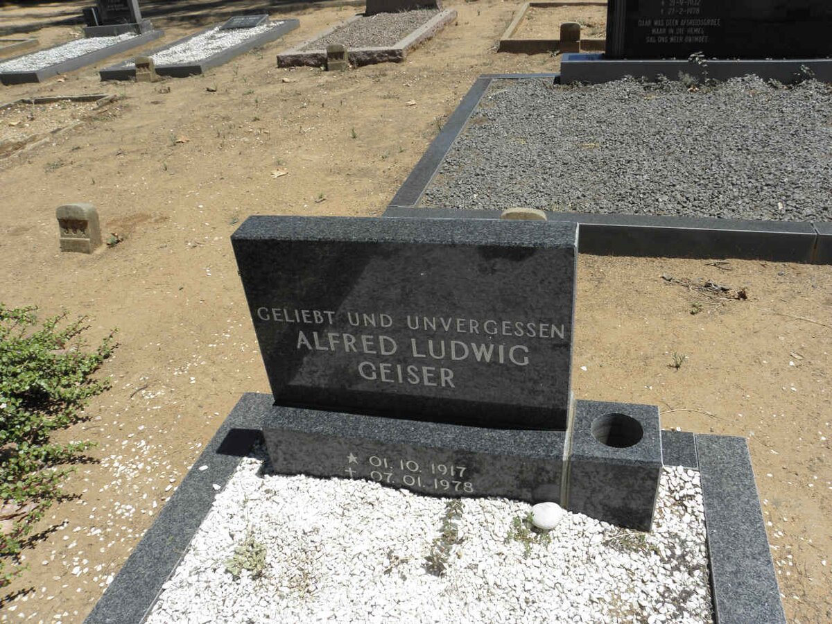 GEISER Alfred Ludwig 1917-1978