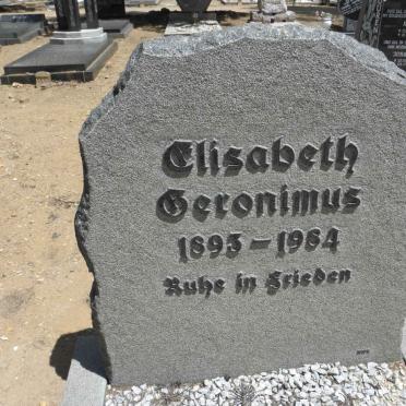 GERONIMUS Elisabeth 1893-1984