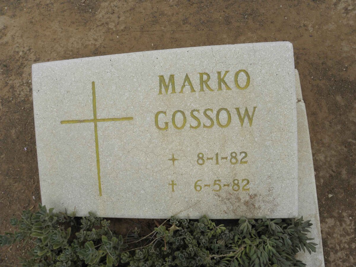 GOSSOW Marko 1982-1982