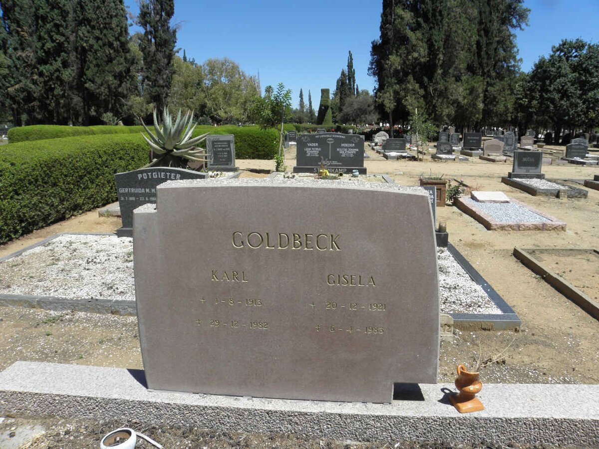 GOLDBECK Karl 1913-1982 &amp; Gisela 1921-1983