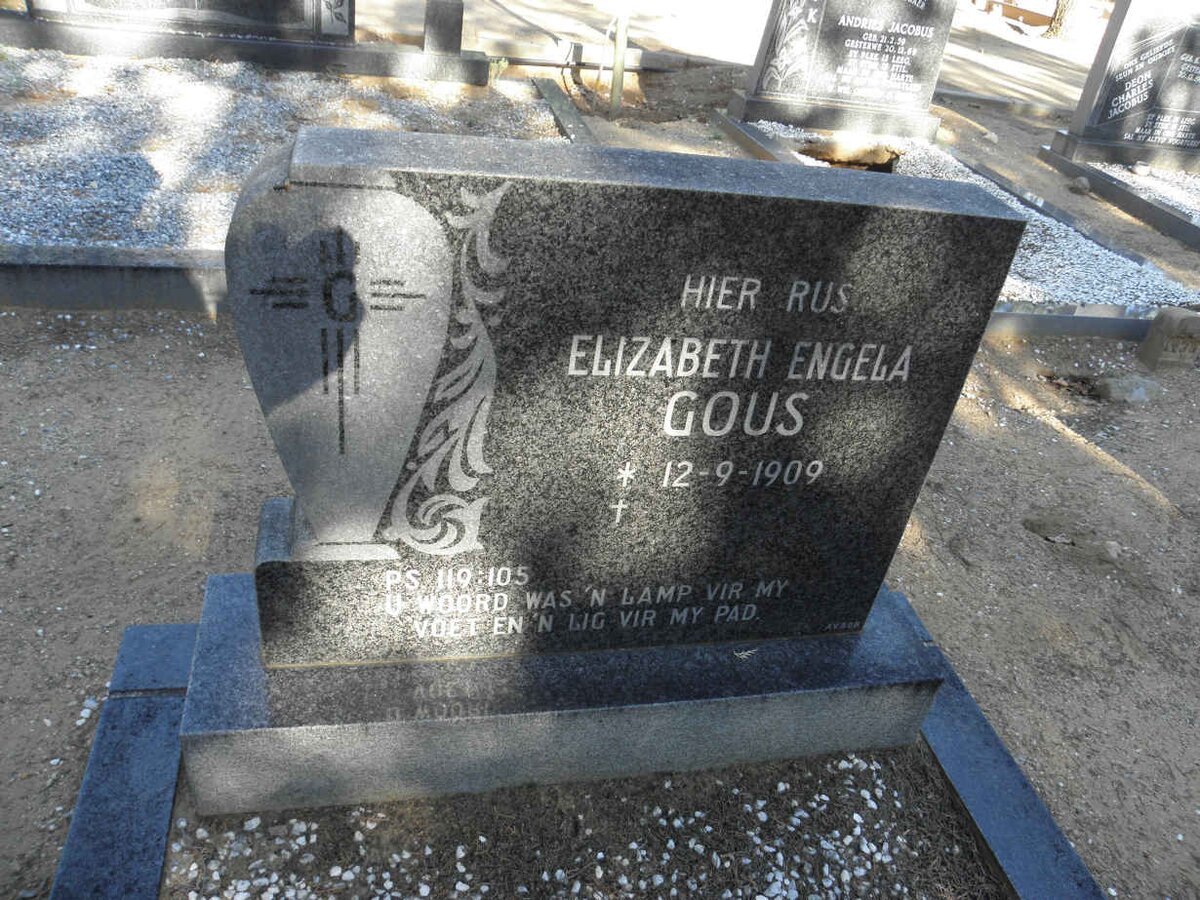 GOUS Elizabeth Engela 1909-