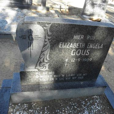 GOUS Elizabeth Engela 1909-