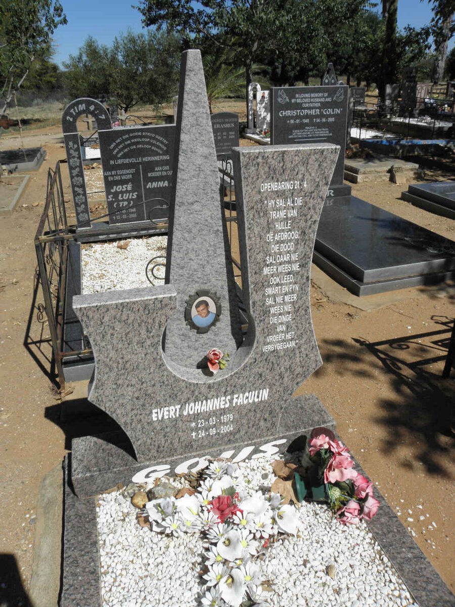 GOUS Evert Johannes Faculin 1979-2004