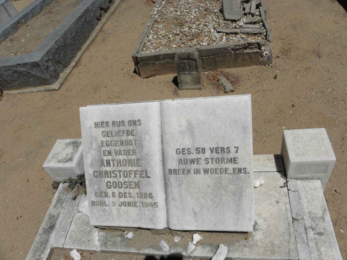GOOSEN Anthonie Christoffel 1886-1945