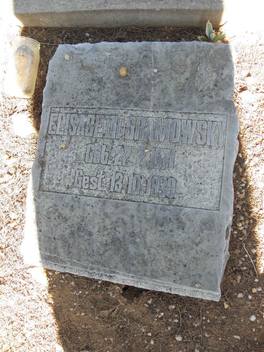 GRAMOWSKY Elisabeth 1871-1939