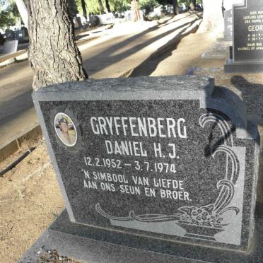 GRYFFENBERG Daniel H.J. 1952-1974