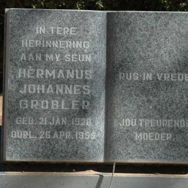 GROBLER Hermanus Johannes 1926-1955