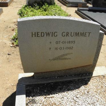 GRUMMET Hedwig 1895-1982