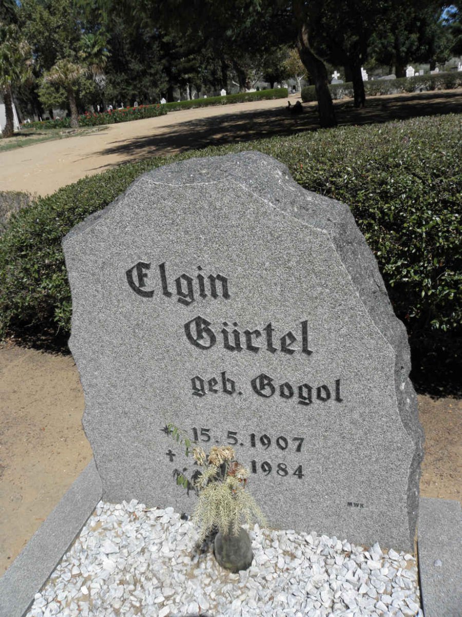 GÜRTEL Elgin nee GOGOL 1907-1984